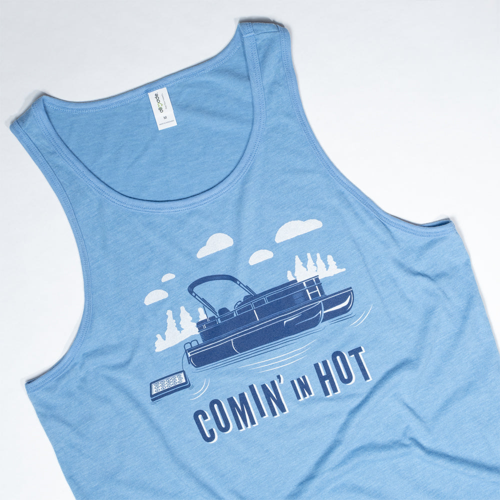Comin In Hot Pontoon Unisex Tank Top - Northmade Co