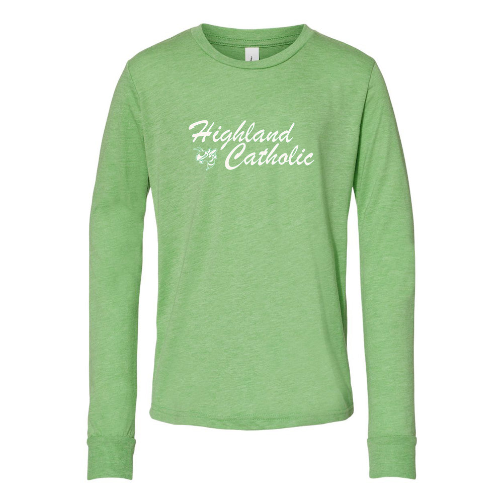 Highland Catholic Script Long-Sleeve T-Shirt- Kids - Northmade Co