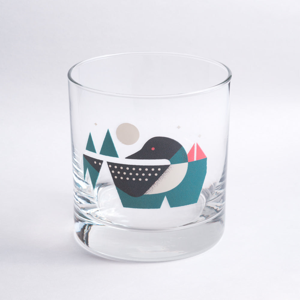 Loon Calls Lowball Glass - Northmade Co