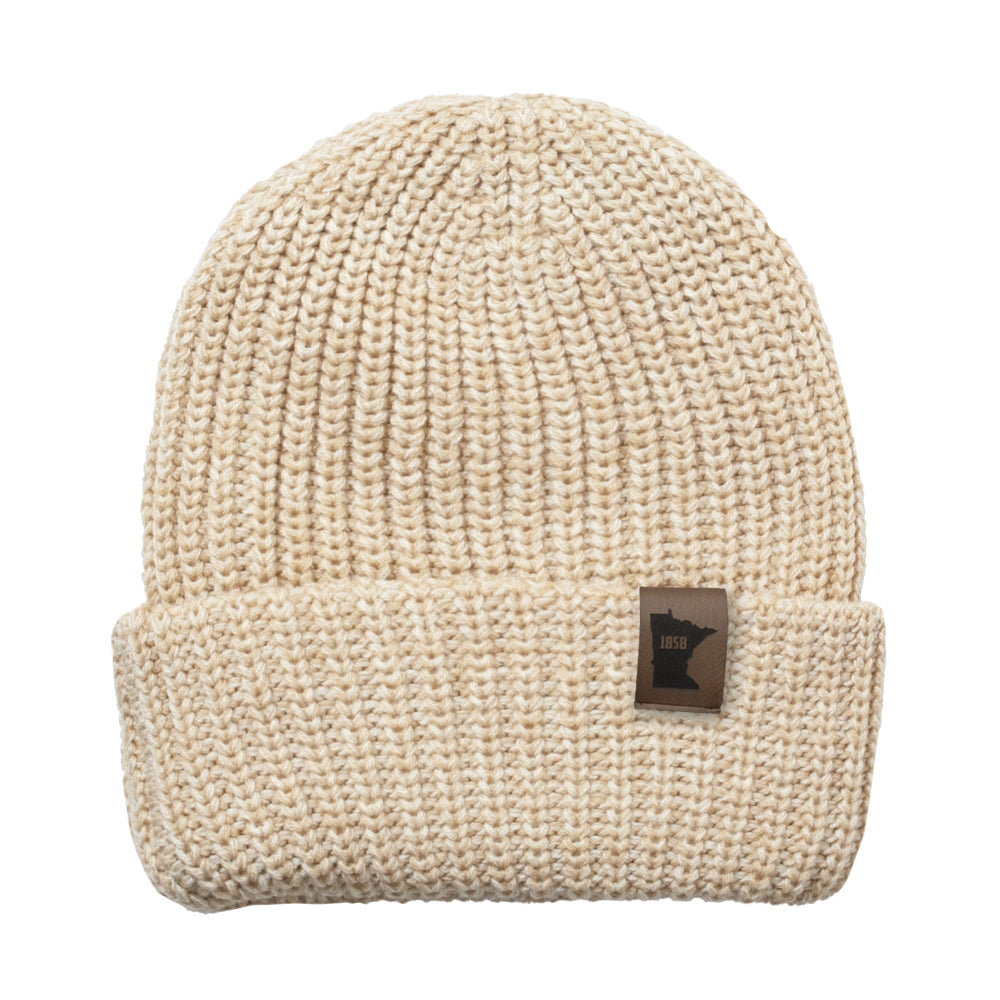 Minnesota 1858 Oatmeal Chunky Beanie
