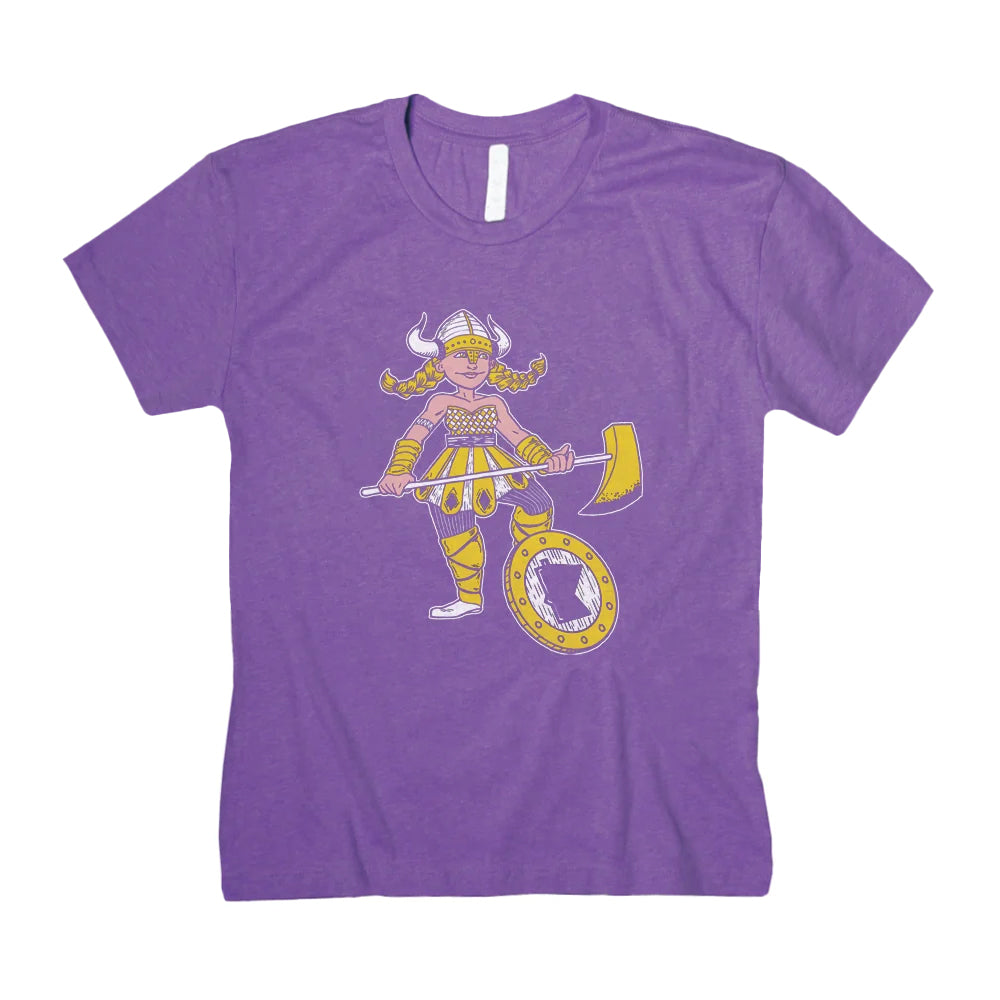 Girl From the Norse Country - Minnesota Football Kids Shirt - Northmade Co
