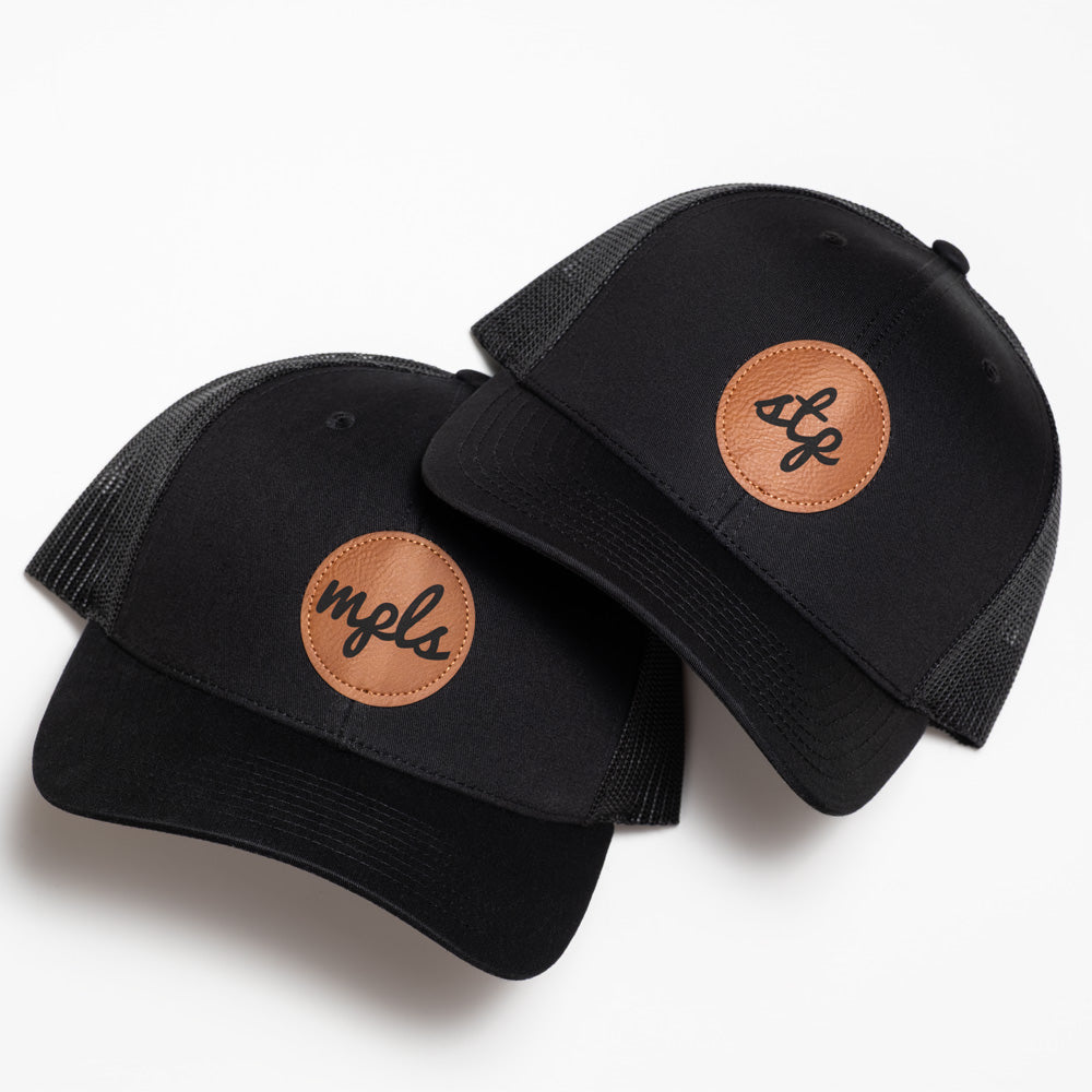 MPLS Script Snapback Hat - Black - Northmade Co