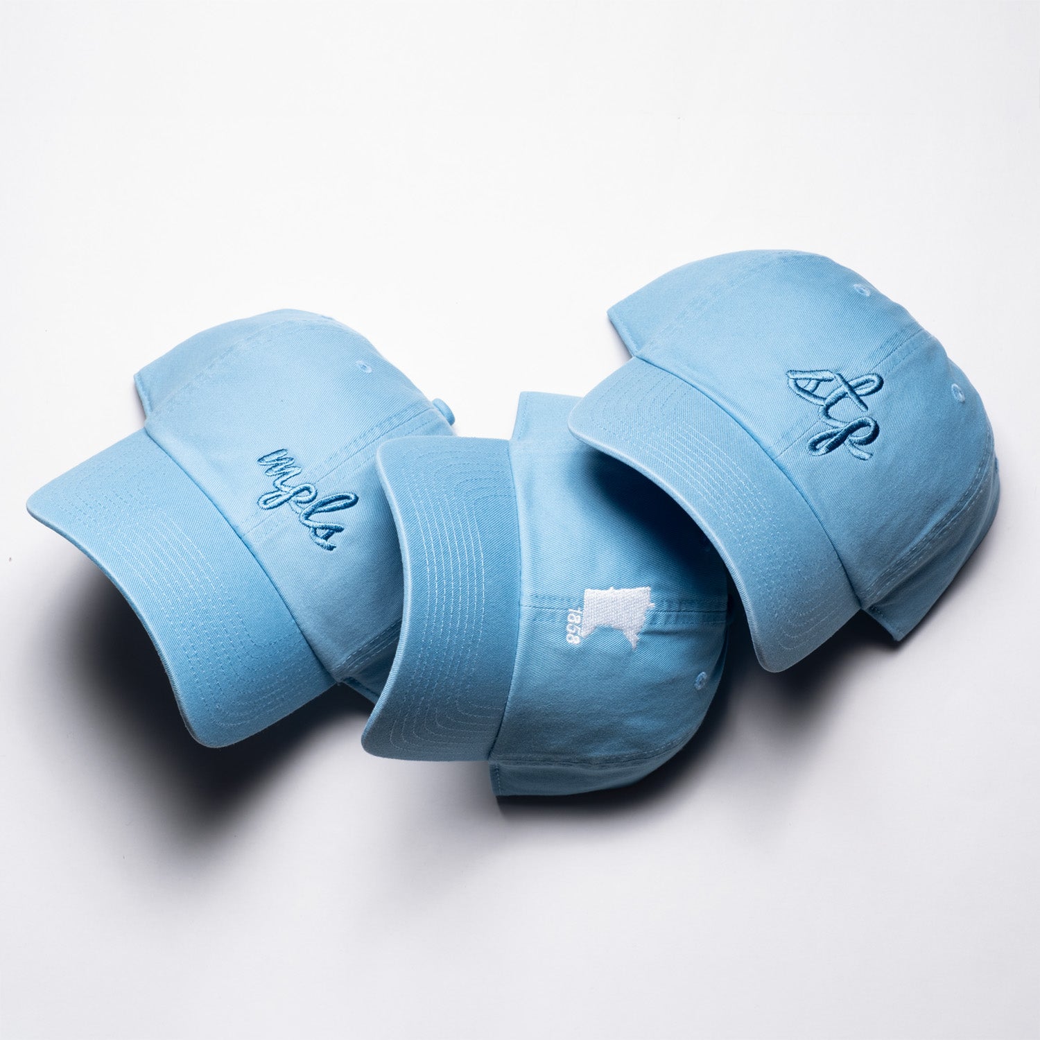 MPLS (Minneapolis) Script Hat- Light Blue - Northmade Co