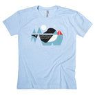 Loon Calls Women's Relaxed Shirt - Heather Columbia Blue - Northmade Co