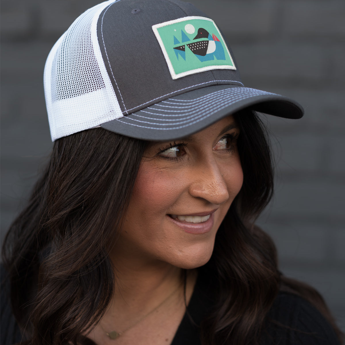 Loon Calls Snapback Hat With Woven Patch - Northmade Co