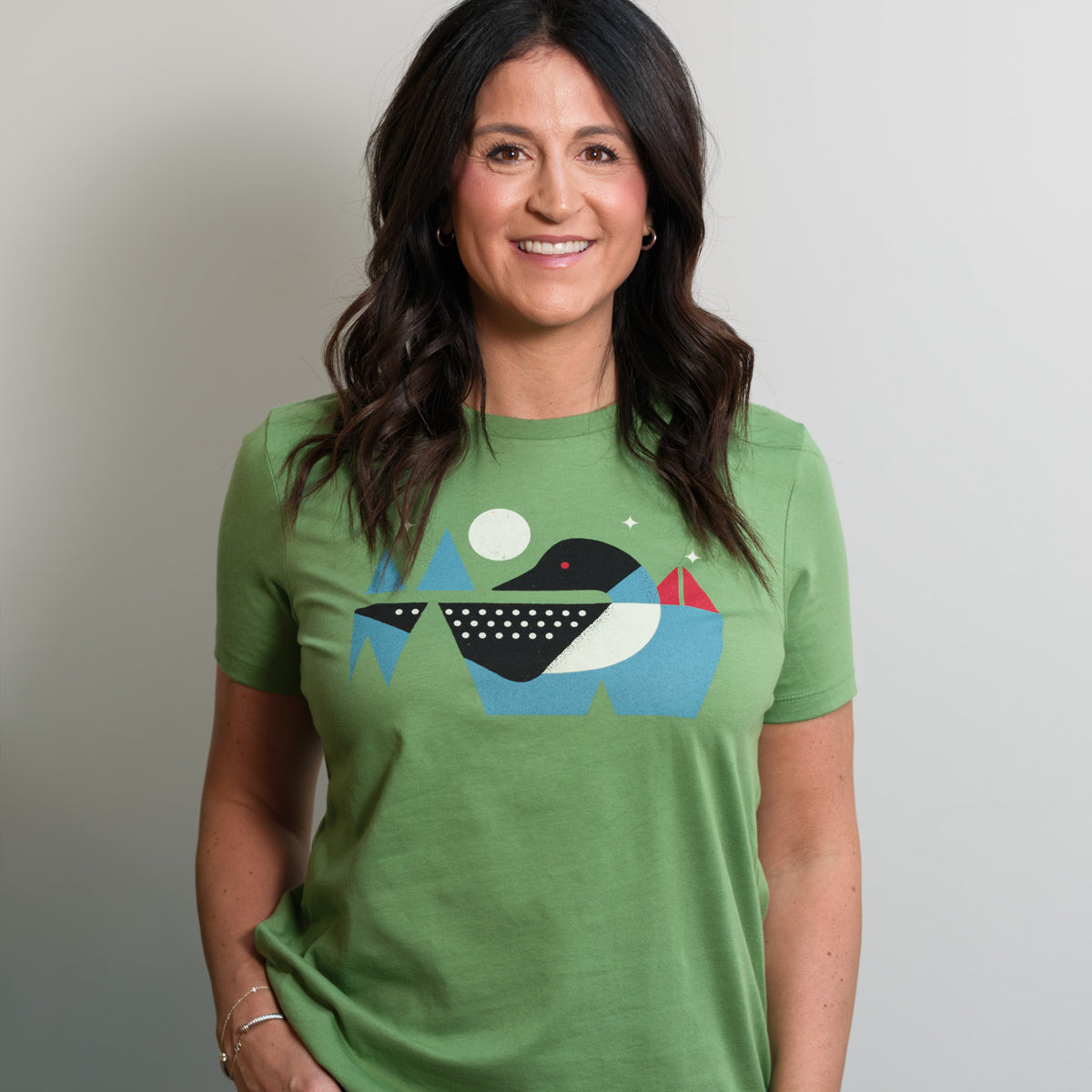 Loon Calls Women's Relaxed Shirt - Northmade Co