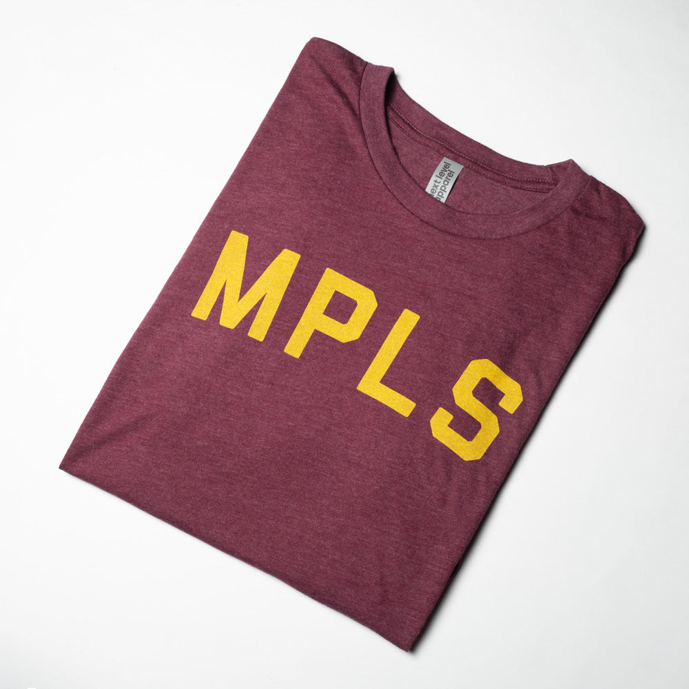 Classic MPLS Tee - Heather Maroon - Northmade Co
