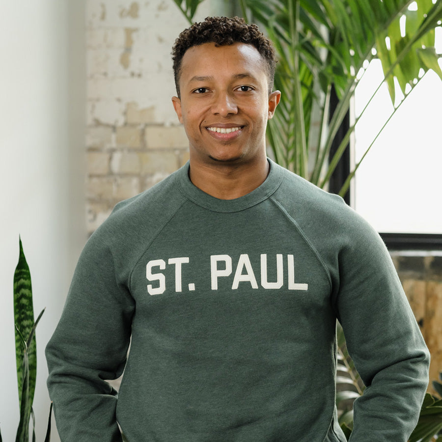 St. Paul Sweatshirt - Heather Forest Green - Northmade Co