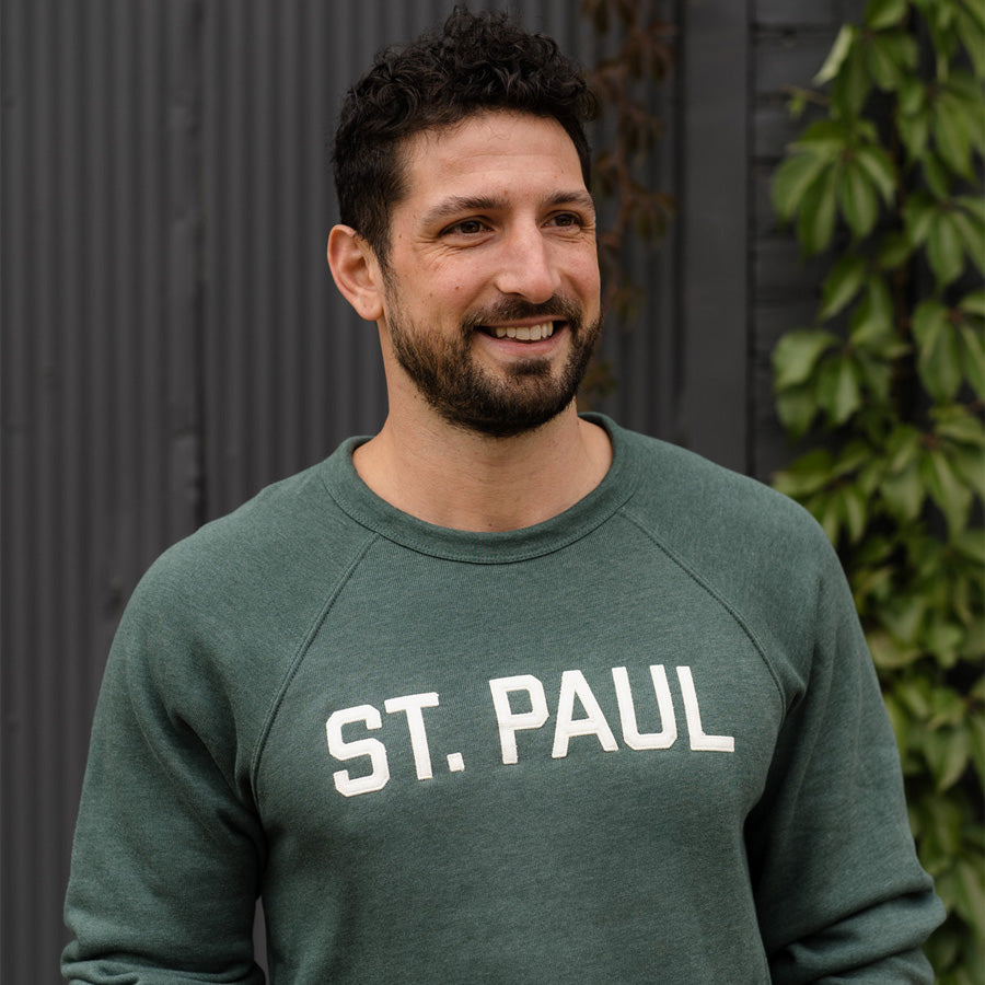 St. Paul Sweatshirt - Heather Forest Green - Northmade Co