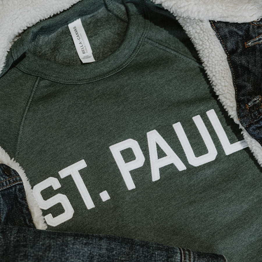 St. Paul Sweatshirt - Heather Forest Green - Northmade Co