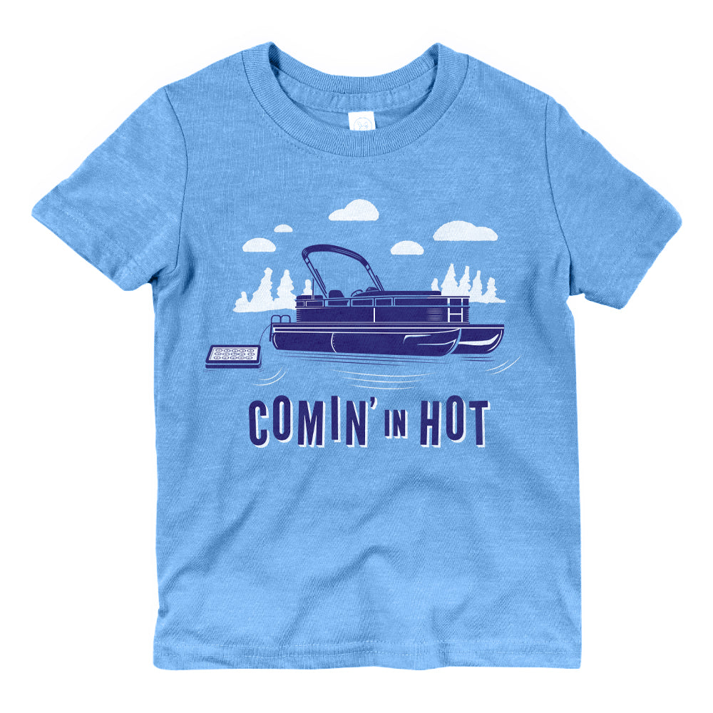 Comin' In Hot - Kids Pontoon Shirt - Northmade Co