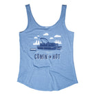 Comin' In Hot Pontoon Women's Relaxed Fit Tank Top - Northmade Co