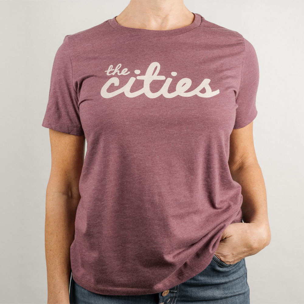 
                  
                    The Cities Script- Women's | Twin Cities Shirt - Northmade Co
                  
                