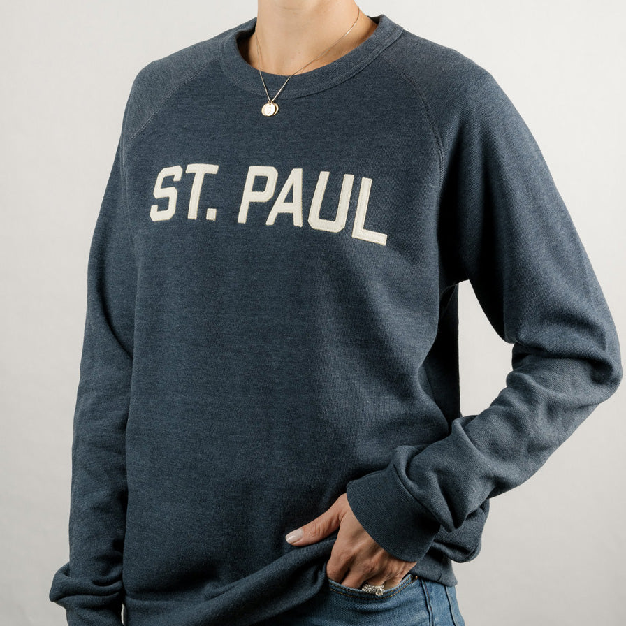 
                  
                    St. Paul Sweatshirt - Heather Navy - Northmade Co
                  
                