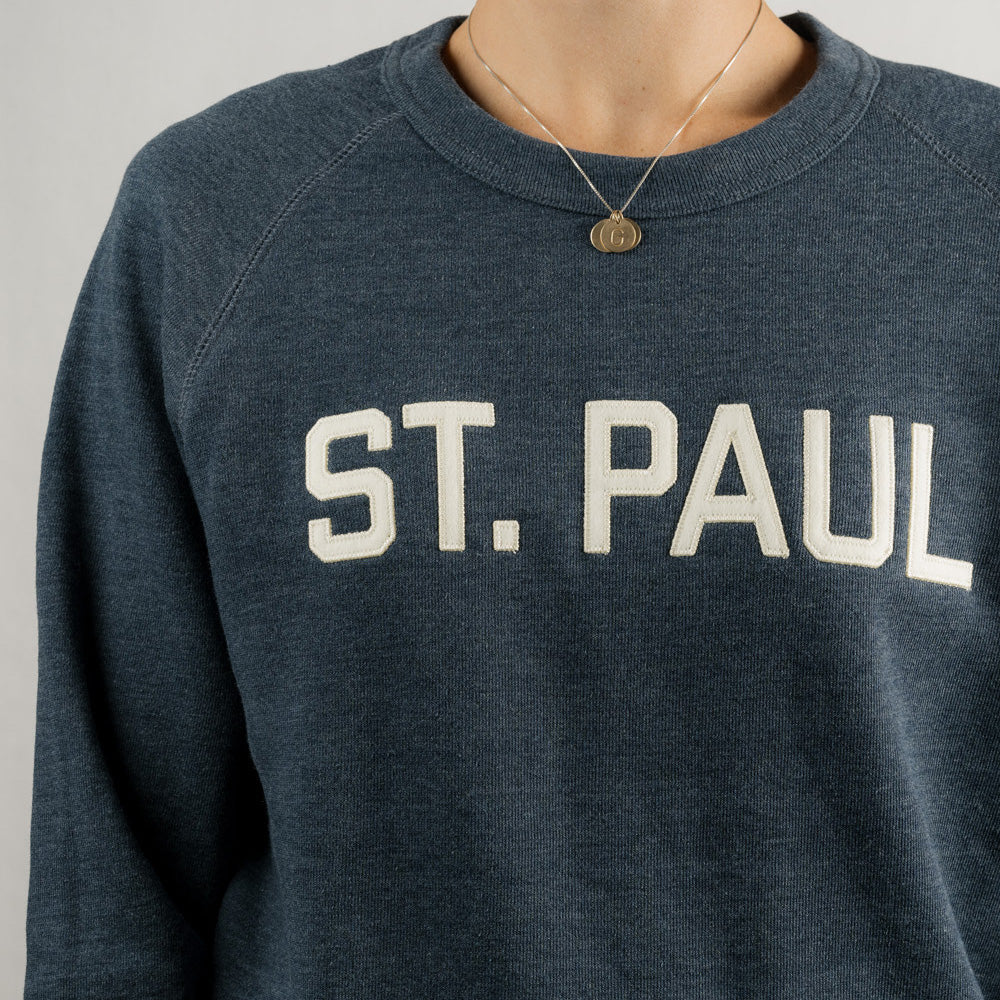 St. Paul Sweatshirt - Heather Navy - Northmade Co