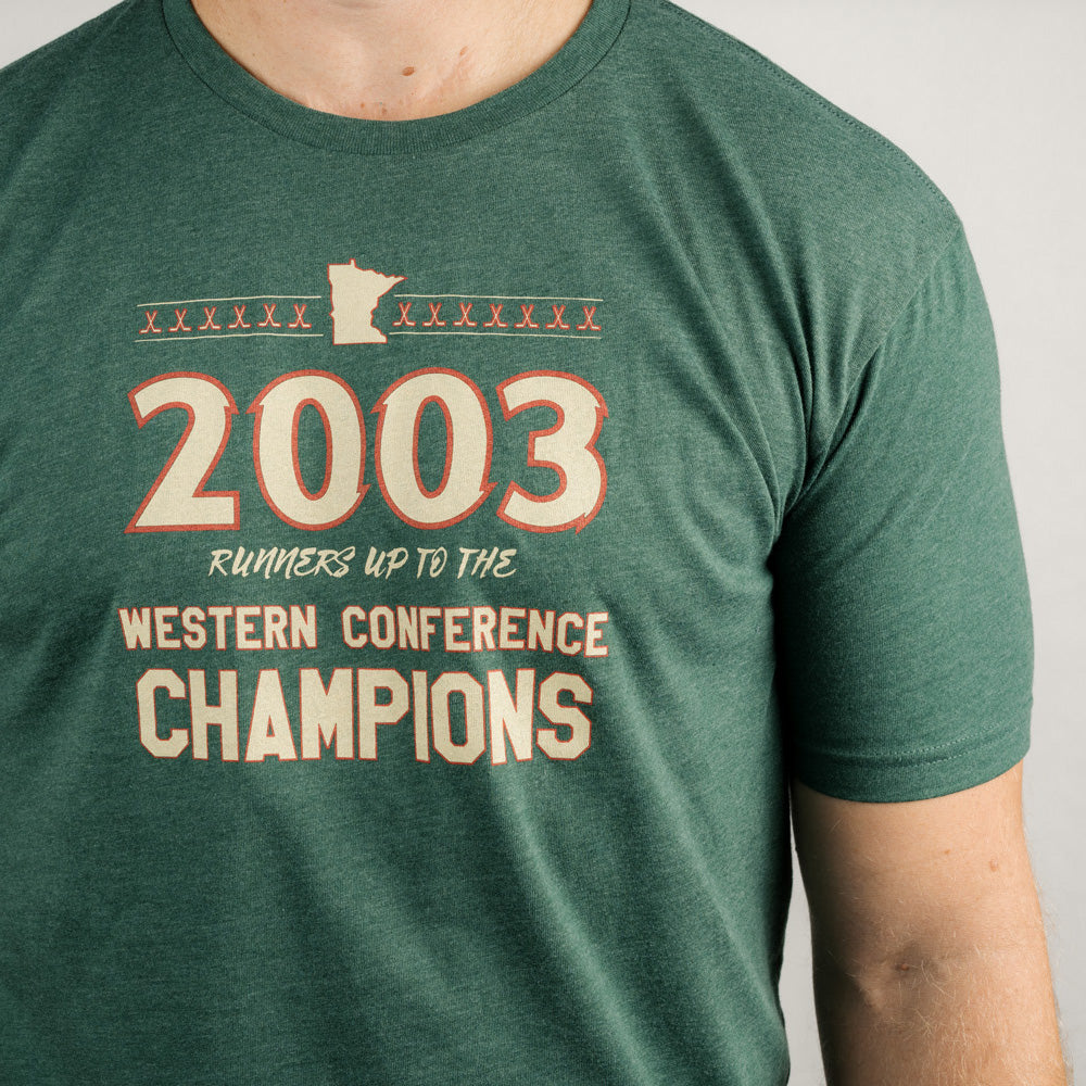 2003 Western Conference Runners Up | Minnesota Hockey Shirt - Northmade Co