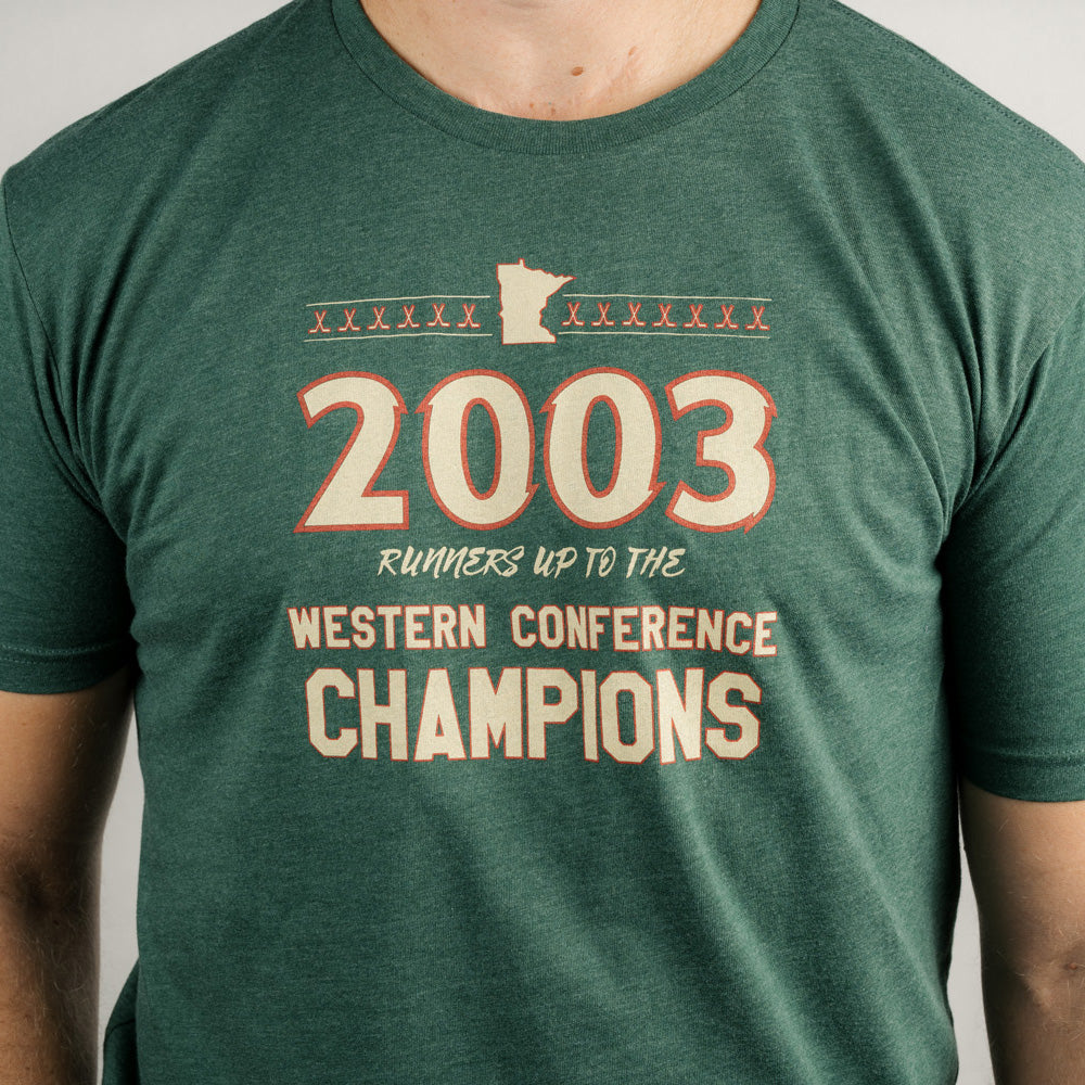 
                  
                    2003 Western Conference Runners Up | Minnesota Hockey Shirt - Northmade Co
                  
                