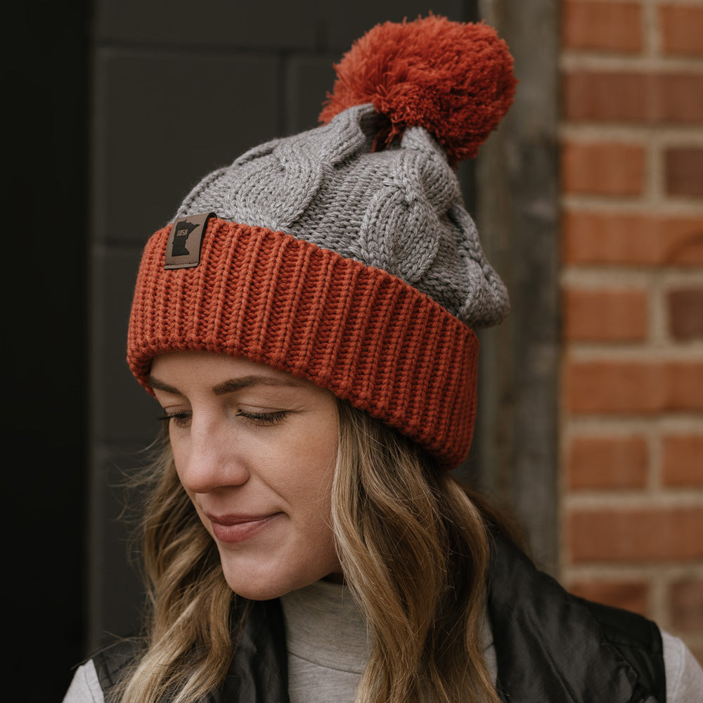 
                  
                    Minnesota 1858 Chunk Twist Knit Hat - Northmade Co
                  
                