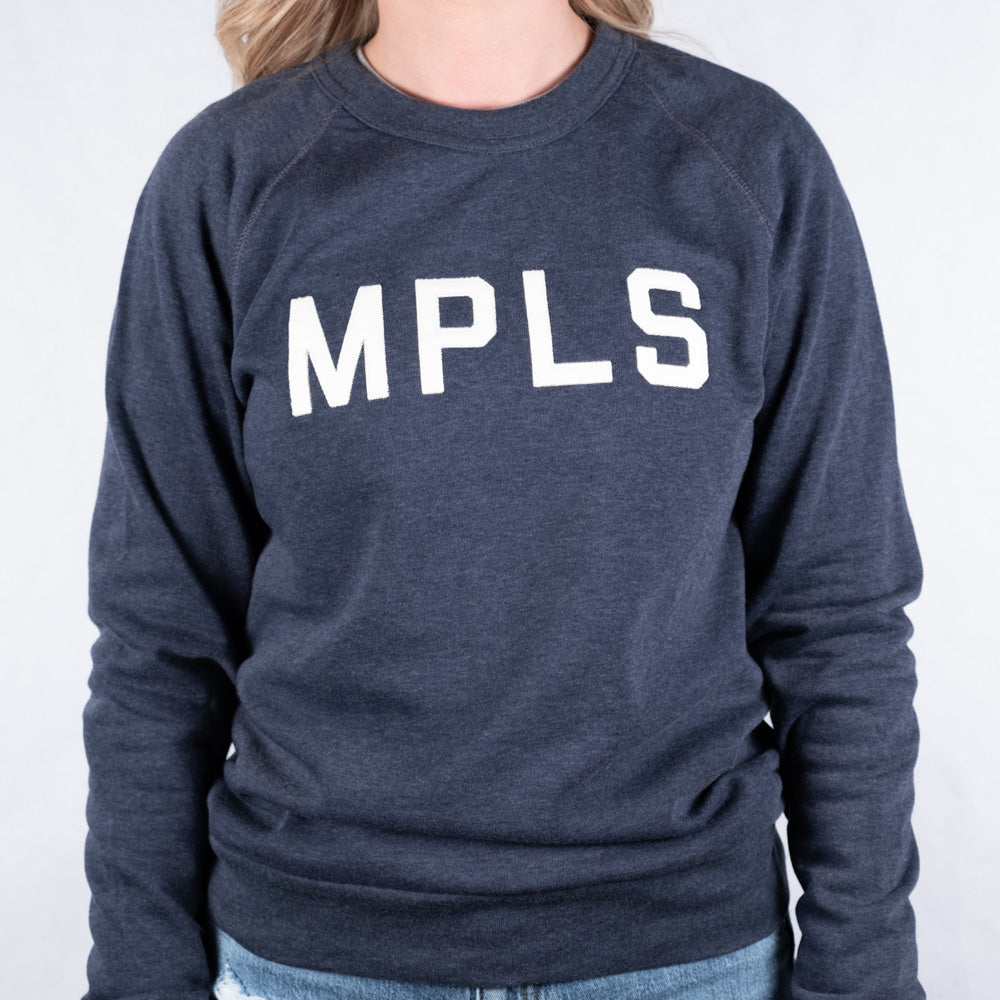 MPLS Sweatshirt - Heather Navy - Northmade Co