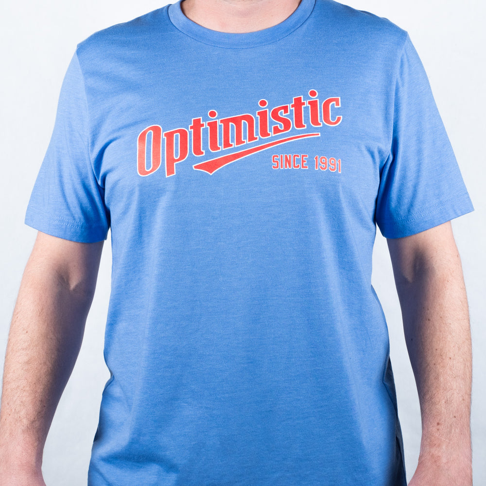 
                  
                    Optimistic Since 1991 Shirt
                  
                