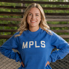 MPLS Sweatshirt - Heather Royal Blue - Northmade Co