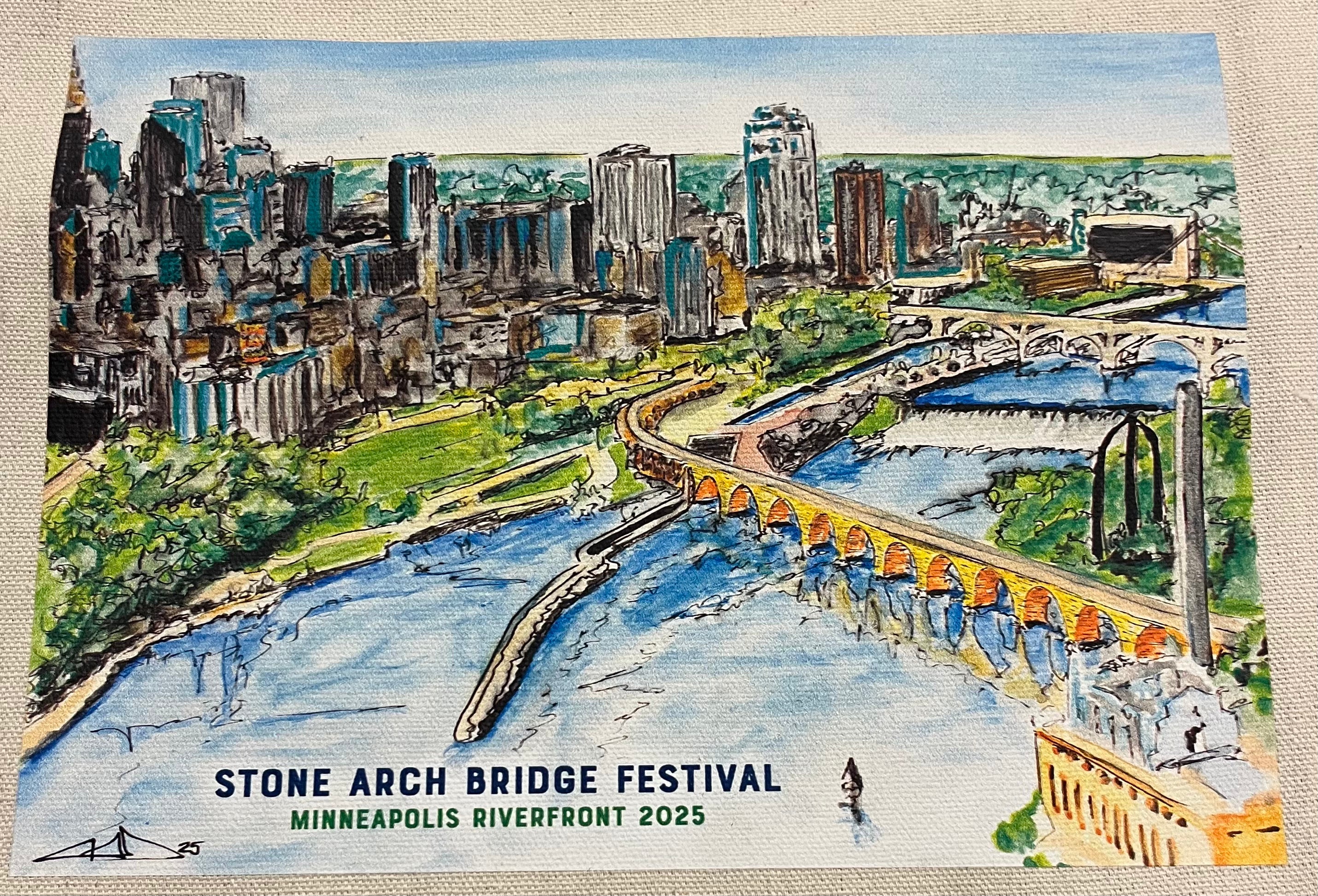 Tote Bag- 2025 Stone Arch Bridge Festival - Northmade Co