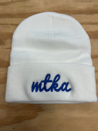 MTKA Script Knit Winter Hat - Minnetonka Beanie - Northmade Co