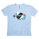 Loon Calls Kids Shirt - Heather Columbia Blue - Northmade Co