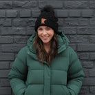 Minnesota 1858 Fleece-Lined Pom Hat - Black - Northmade Co