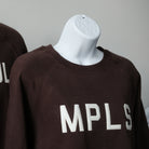 MPLS City Felt Sweatshirt - Chocolate Brown - Northmade Co