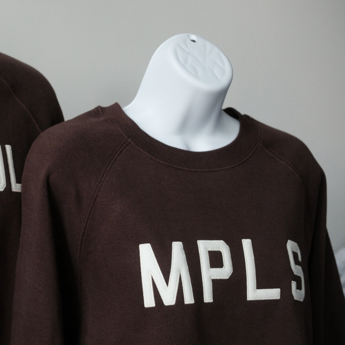MPLS City Felt Sweatshirt - Chocolate Brown - Northmade Co