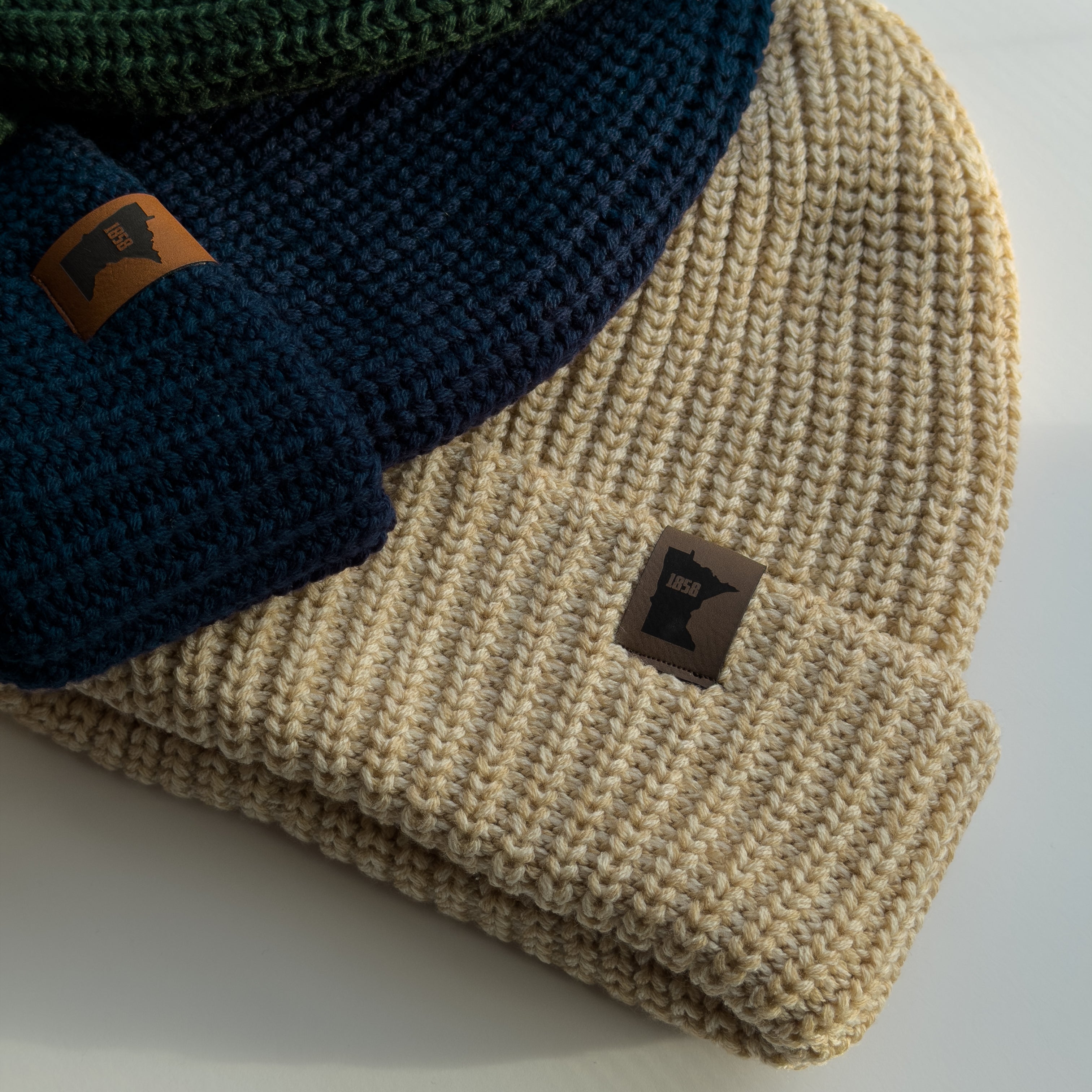 Minnesota 1858 Oatmeal Chunky Beanie