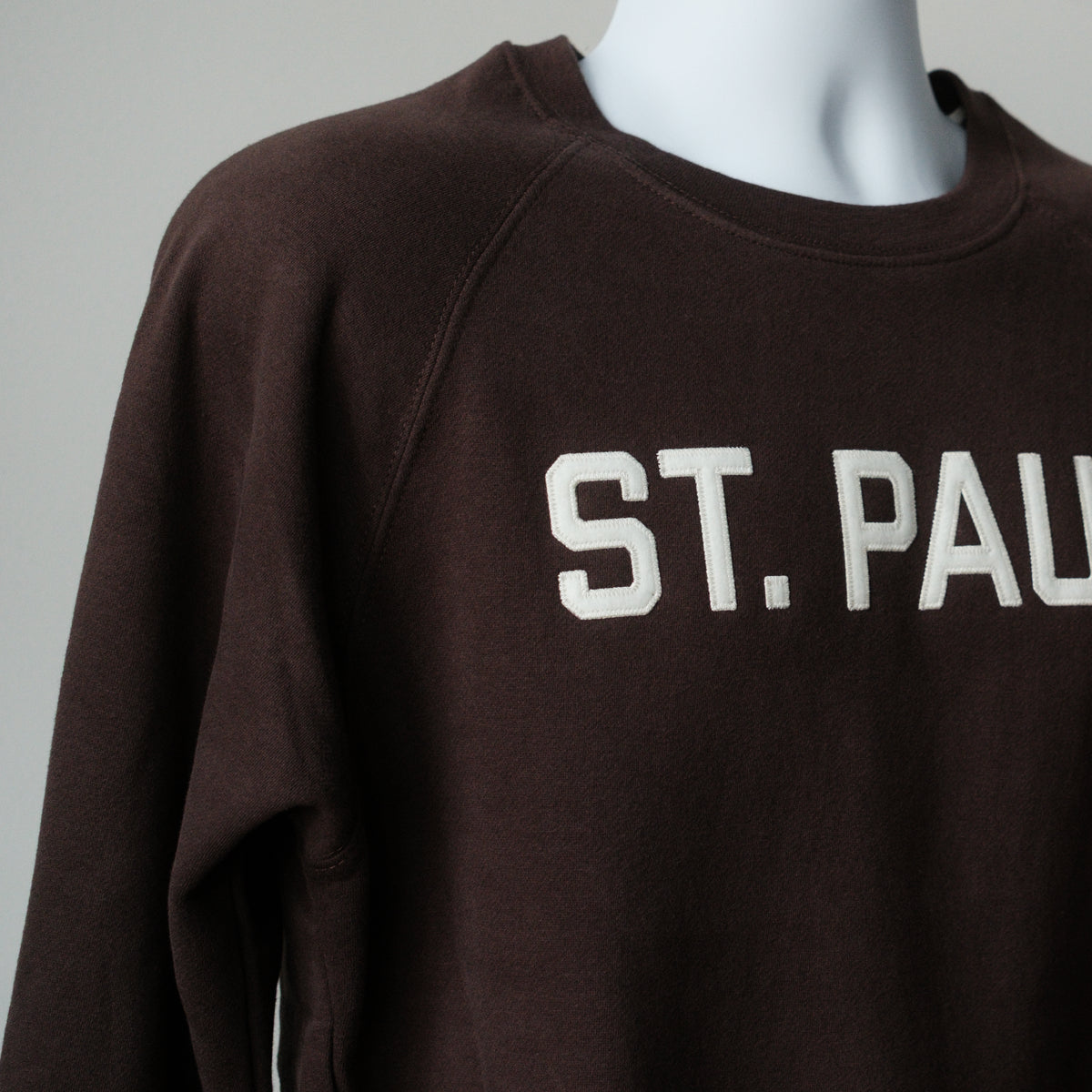 St. Paul City Felt Sweatshirt - Chocolate Brown - Northmade Co