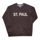 St. Paul City Felt Sweatshirt - Chocolate Brown - Northmade Co
