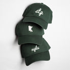 MPLS (Minneapolis) Script Hat- Dark Green - Northmade Co