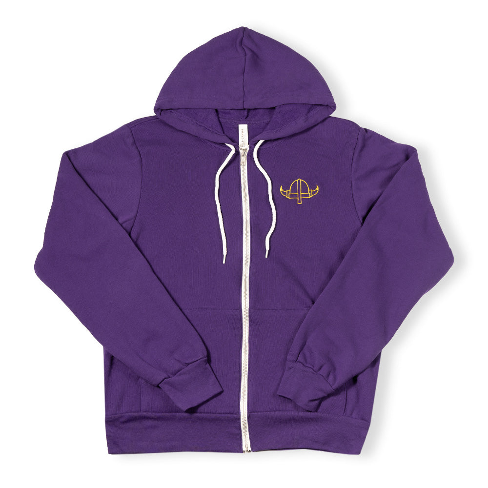 Viking Helmet Zip-Up Hoodie - Northmade Co