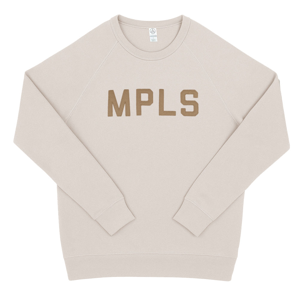 Minneapolis (MPLS) Heather Dust Crewneck Sweatshirt