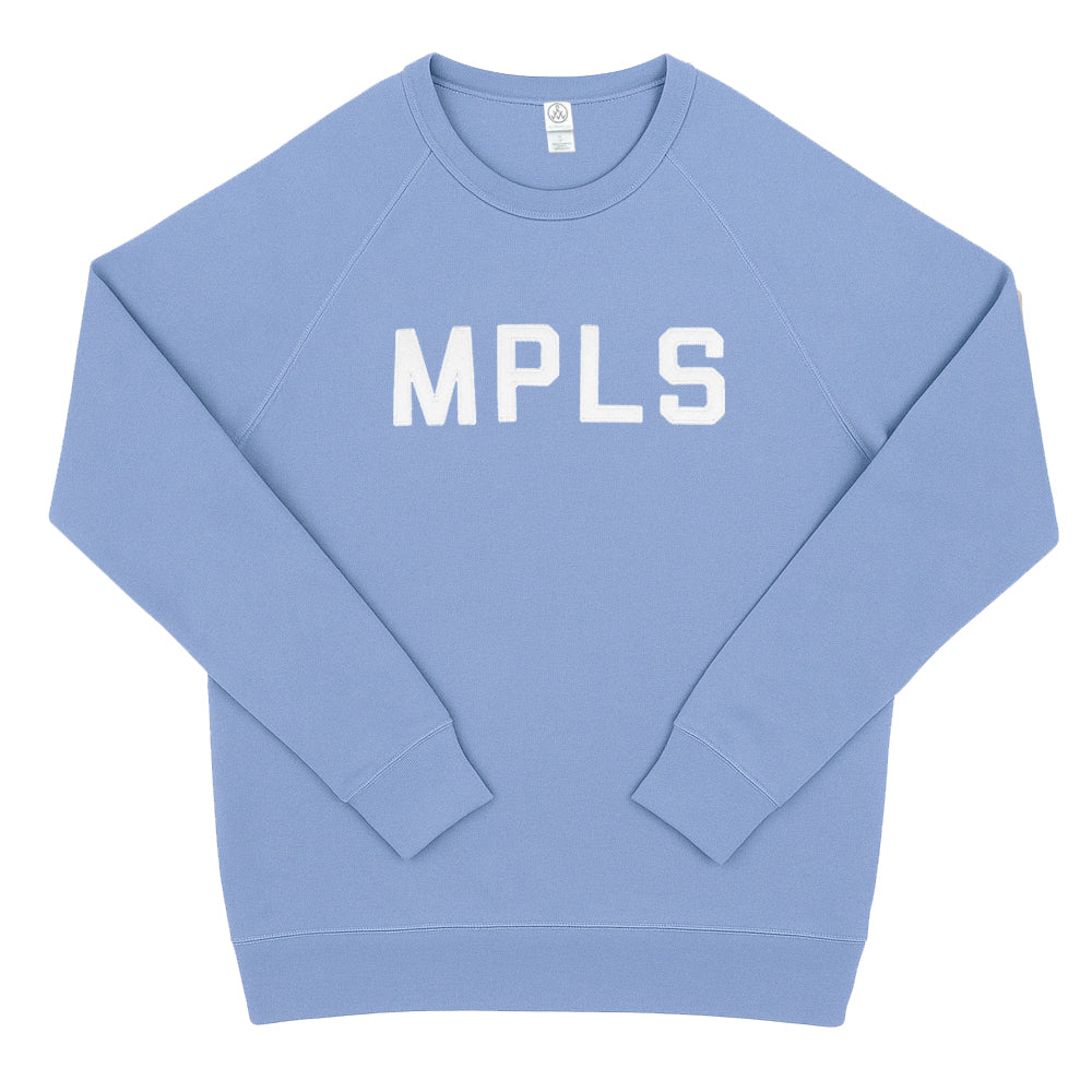 Minneapolis (MPLS) Blue Lavender Crewneck Sweatshirt