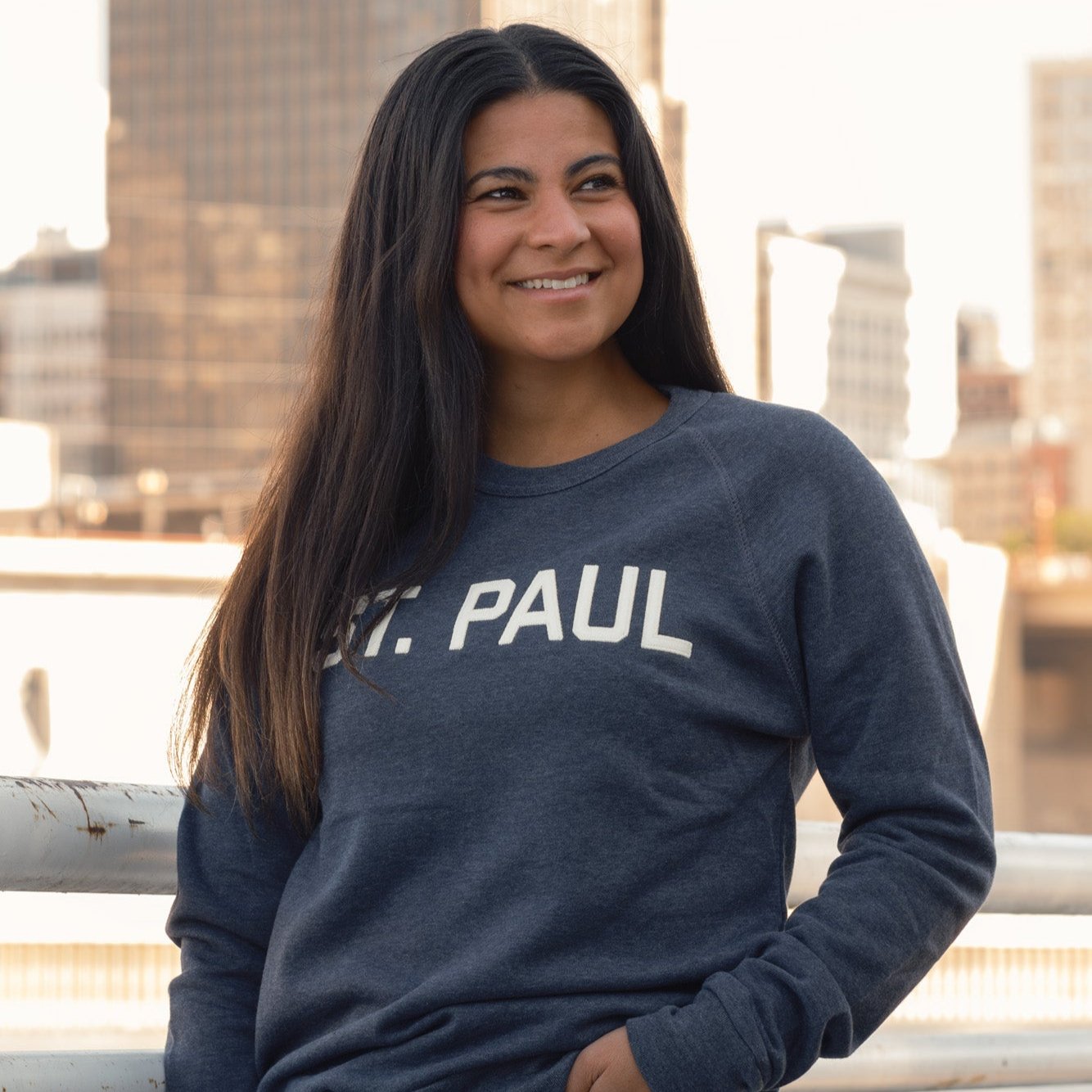 St. Paul Sweatshirt - Heather Navy - Northmade Co