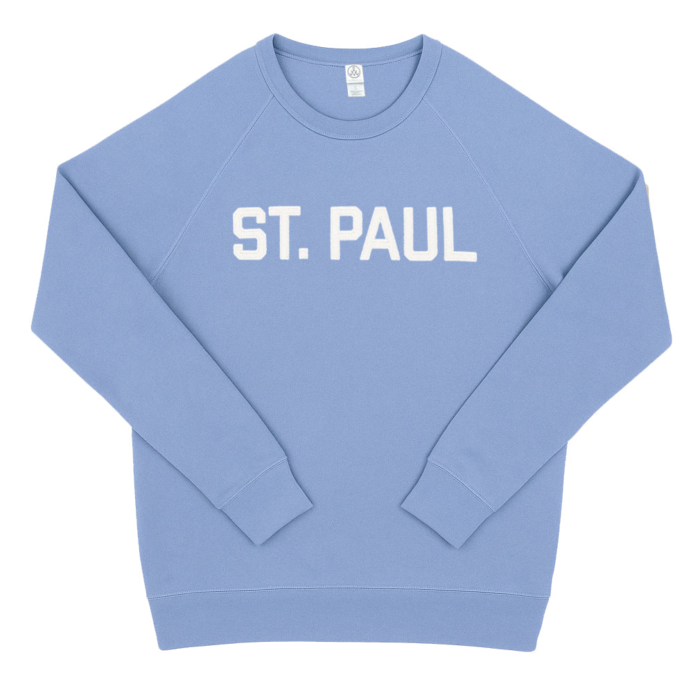 St. Paul Blue Lavender Crewneck Sweatshirt