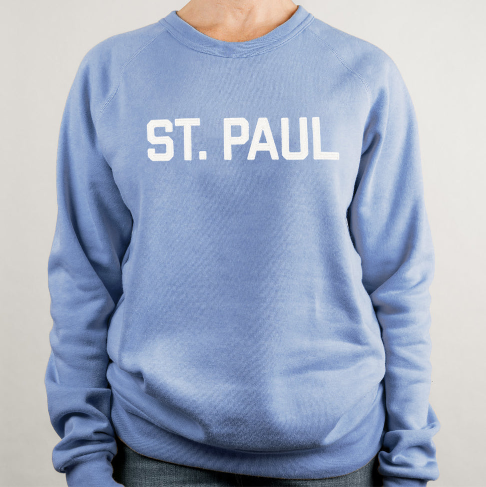 St. Paul Lavender Blue Crewneck Sweatshirt
