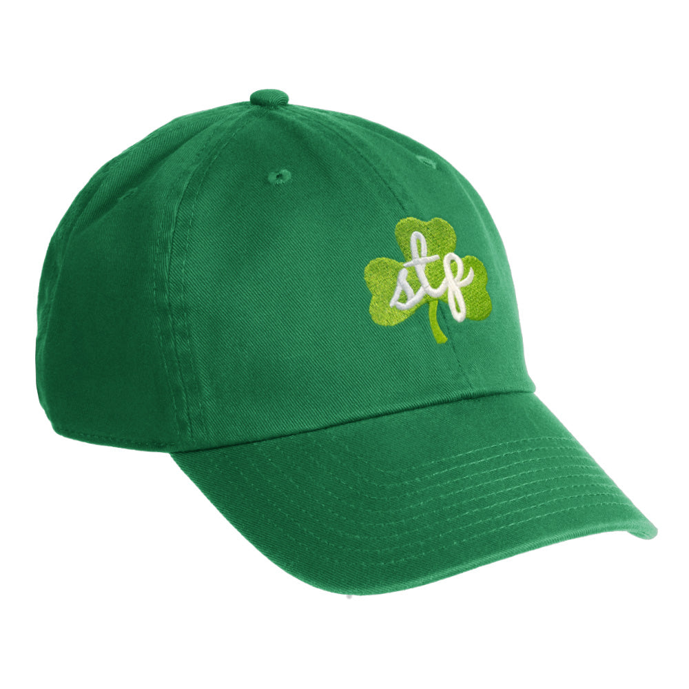 GREEN  BASEBALL CAP WITH ORANGE  SHAMROCK PATCH St-patrick main image 3