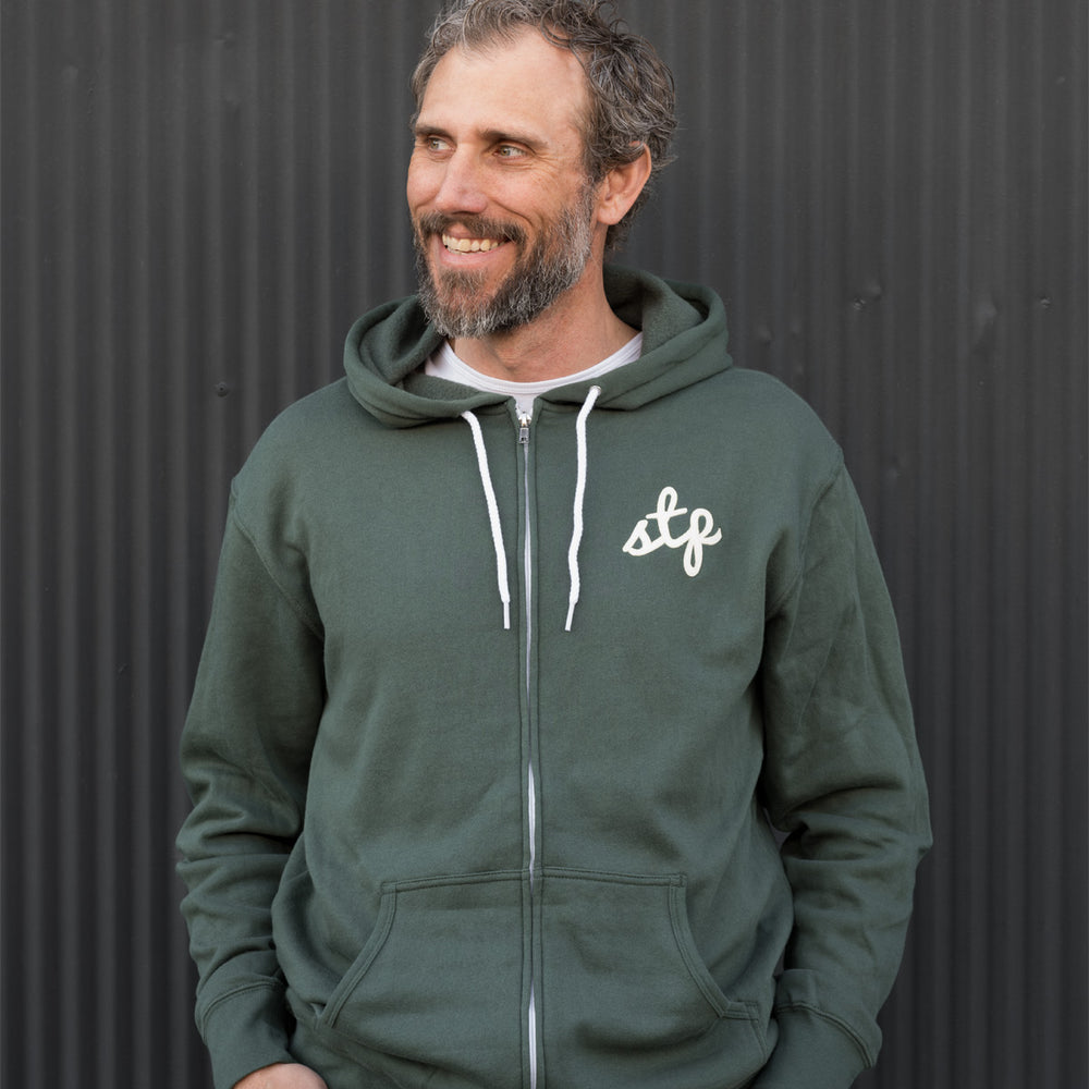 
                  
                    STP Script Zip-Up Hoodie | St. Paul Sweatshirt - Northmade Co
                  
                