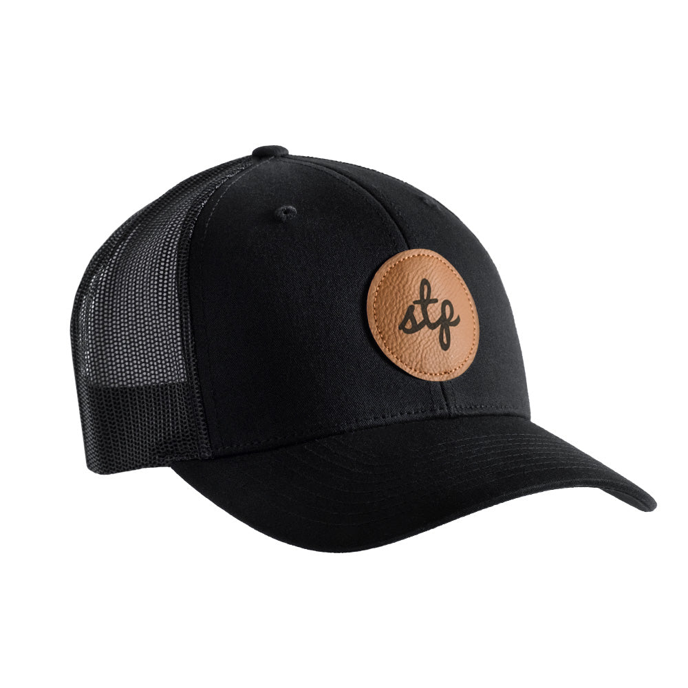 STP Script Snapback Hat - Black - Northmade Co