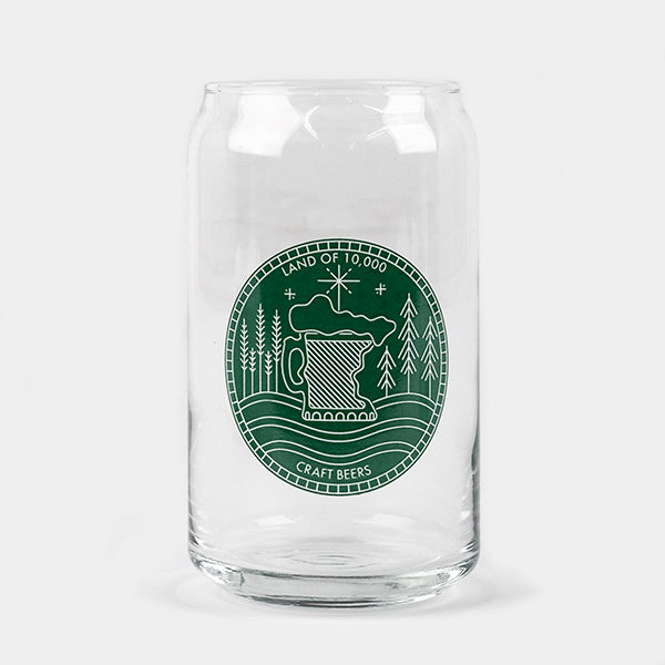Land of 10K Craft Beers Can Glass - Northmade Co
