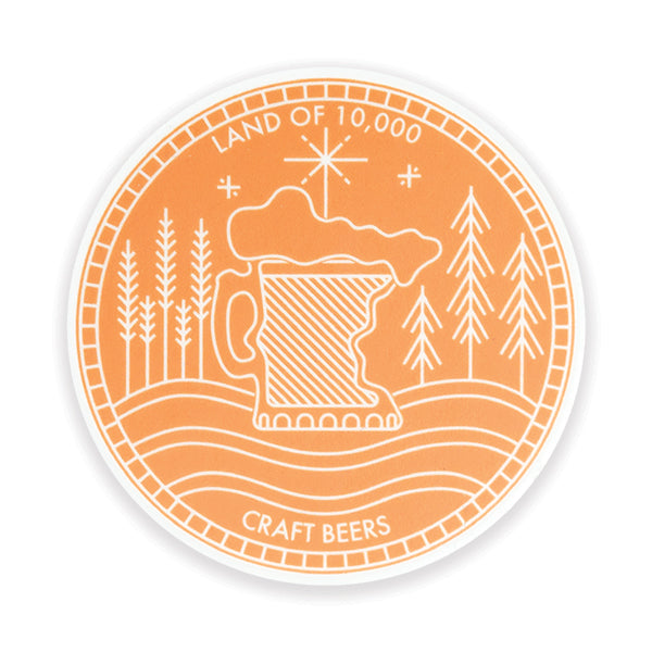 Land of 10K Craft Beers - Sticker - Northmade Co