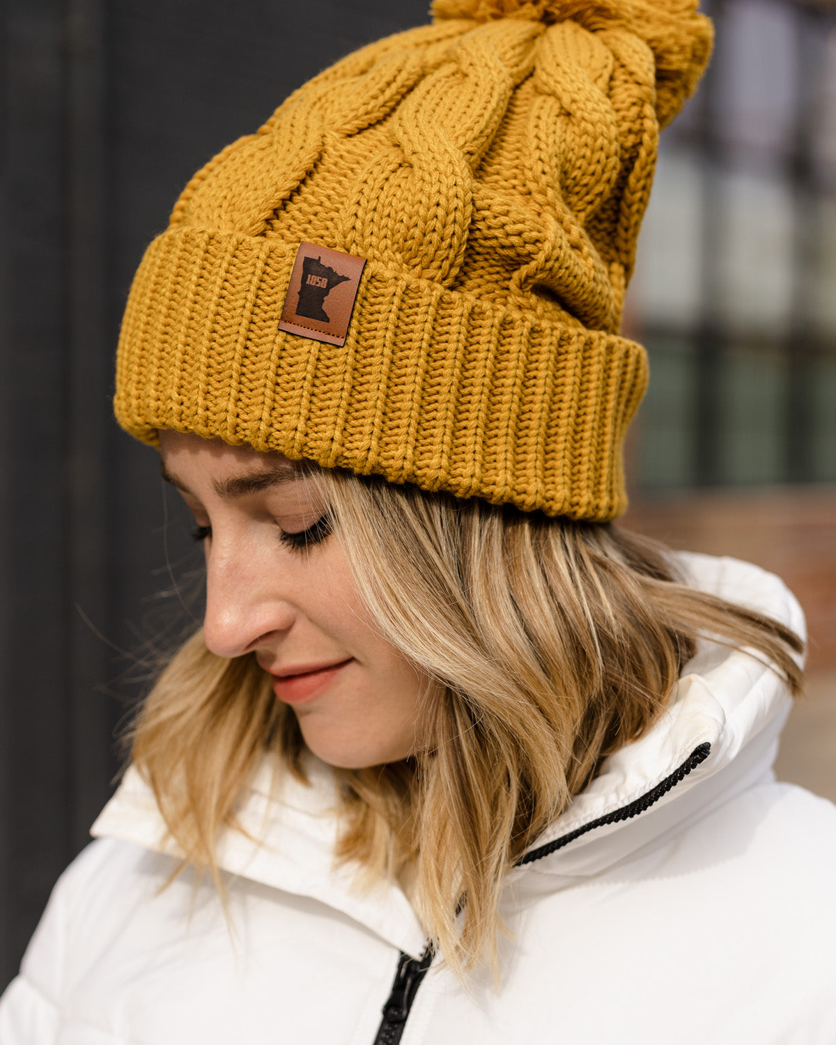 
                  
                    Minnesota 1858 Chunk Twist Knit Hat - Northmade Co
                  
                