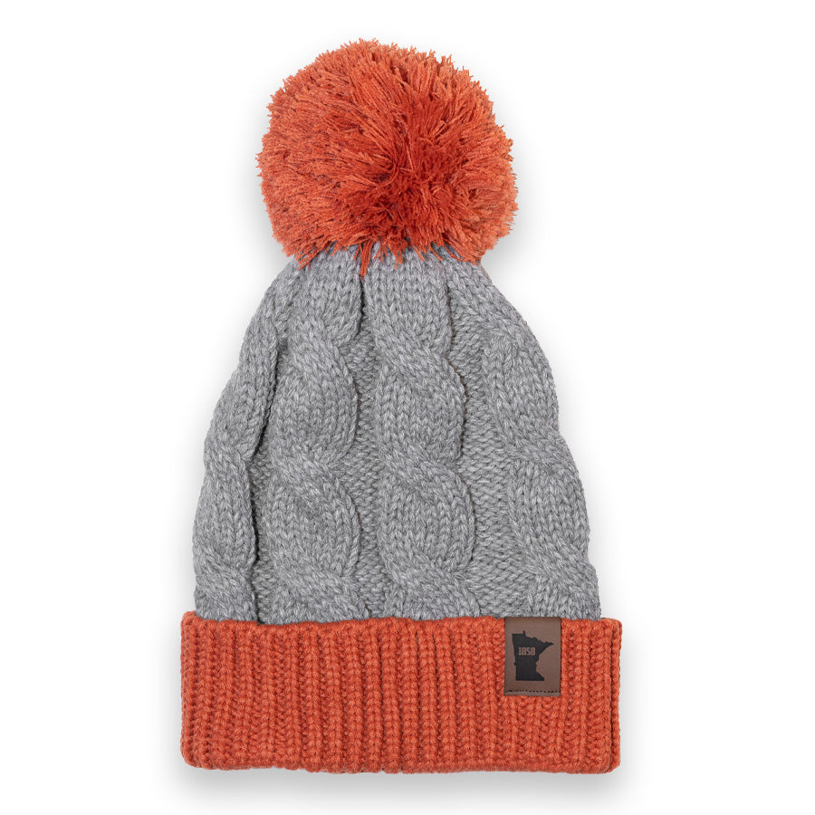 
                  
                    Minnesota 1858 Chunk Twist Knit Hat - Northmade Co
                  
                