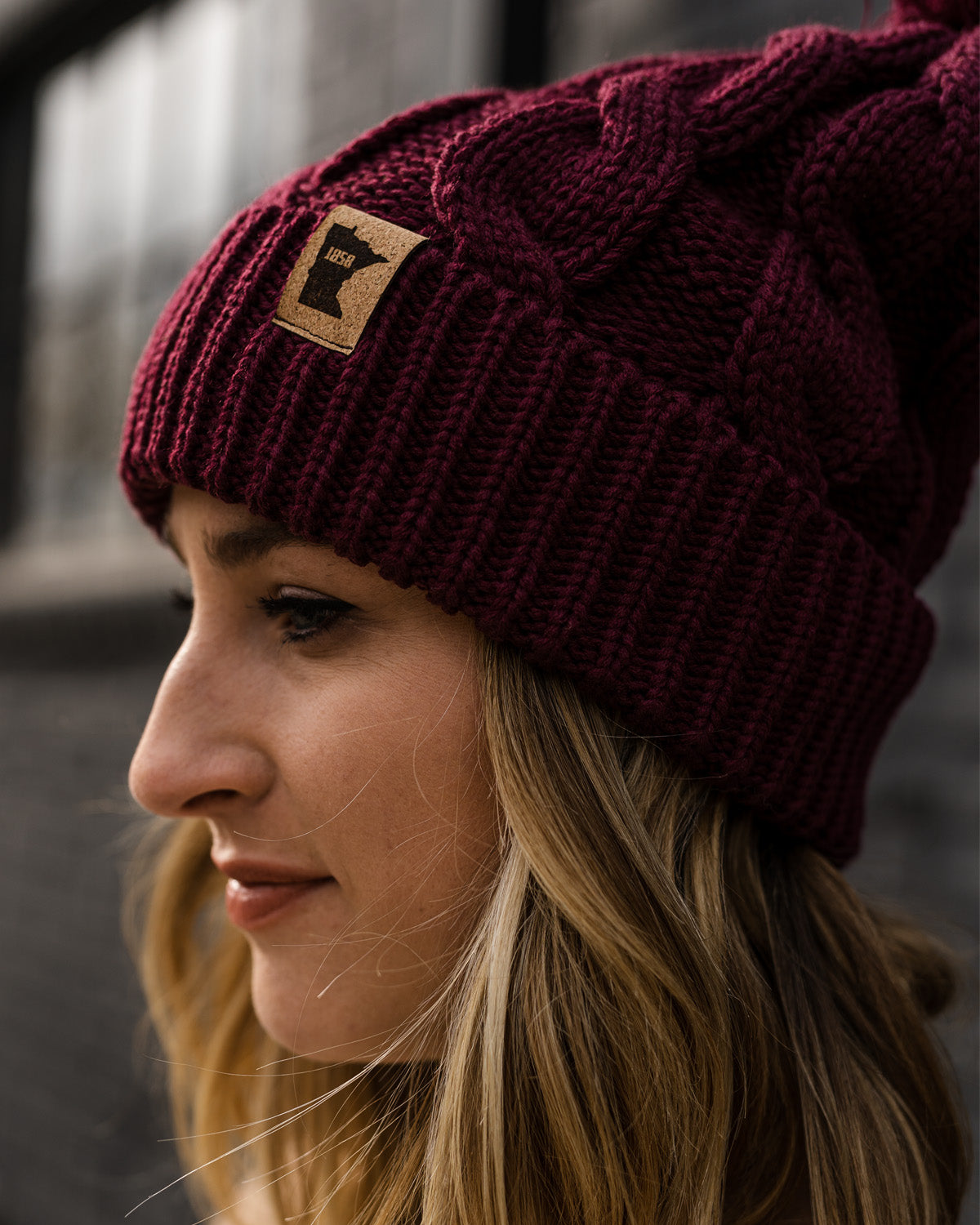 
                  
                    Minnesota 1858 Chunk Twist Knit Hat - Northmade Co
                  
                