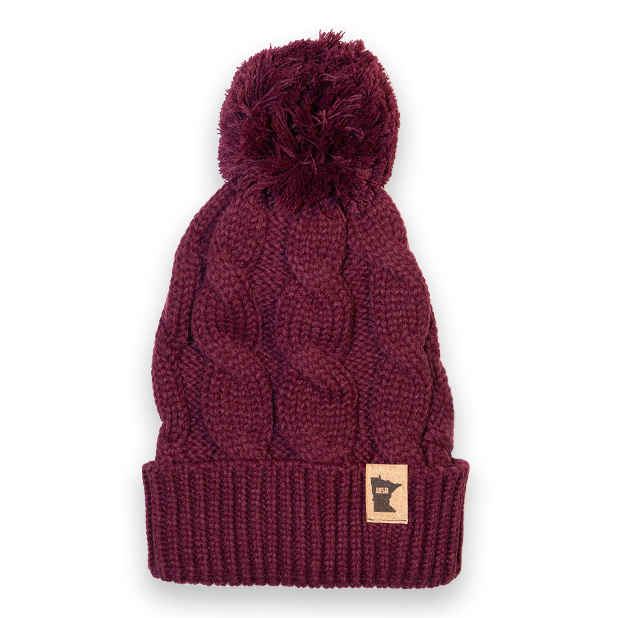 Minnesota 1858 Chunk Twist Knit Hat - Northmade Co